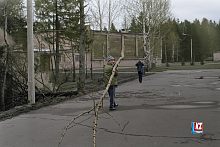 Как проходил субботник более 30 лет назад