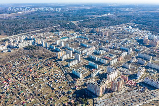 Город с высоты птичьего полета