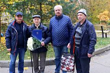 22 октября Почётному гражданину Краснознаменска, участник Великой Отечественной войны Михаилу Александровичу Красову исполнилось 99 лет.