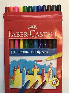 Набор фломастеров Faber-Castell 12 цветов