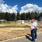 Глава Краснознаменска проверил выполнение работ на объектах благоустройства города