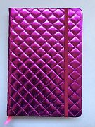 Книга для записей формат А-5 ромбики фиолетовая