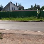 Проблема съезда на пешеходном переходе с тротуара у грузового КПП