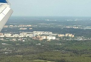 Пролетая над Краснознаменском 
