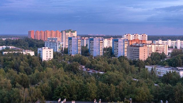 Краснознаменск с высоты