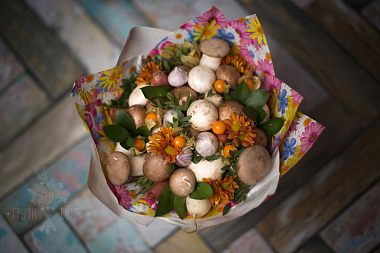 Букет из грибов "Грибной дождик". 