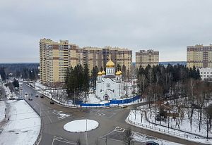 Краснознаменск с высоты