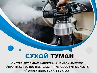 Сухой туман + озон для  авто и помещений 
