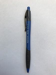 Шариковая ручка автоматический механизм,Paper Mate.Цвет синий.