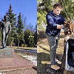 Воспитанники МПК «Азимут» провели субботник в городском парке имени Германа Степановича Титова.