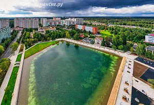 Краснознаменск с высоты