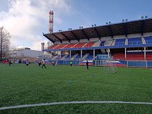 Открытие нового зимнего сезона городского турнира по футболу в Краснознаменске на стадионе «Заря»