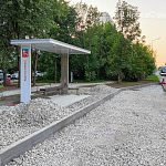 На ул. Победы 22 уже установили новую автобусную остановку