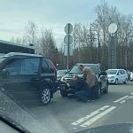 Выяснили причину сегодняшней пробки на центральном КПП