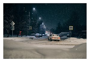 Новогодний дрифтНочь | Зима 26Гагарина 3