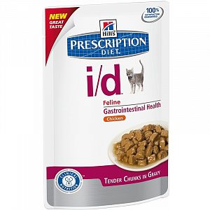 Корм Хиллс д/к i/d пауч 85гр курица/лосось