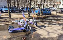 В Москве уже начался сезон самокатов, Краснознаменск тоже не отстает
