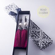 Серьги-кисти "Purple Night"