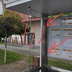 Что со стеклом на новых остановках