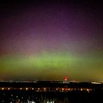 Полярное сияние над Краснознаменском