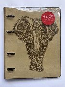 Папка для сменного блока Elephant с кольцевым механизмом,формат А-5