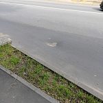 Асфальт проваливается