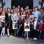 Поздравление ветеранов с Днём Победы 
