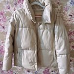 Теплая курточка из экокожи