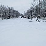 Спящая под сугробами реконструкция сквера Победы