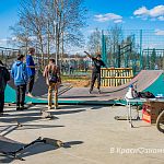 Cоревнования в новом скейт-парке