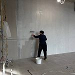 8 октября глава Краснознаменска Игорь Головатик посетил строительство образовательного центра на ул. Связистов