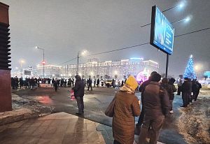 Что-то нам опять не везёт. Очередь на 442 автобус