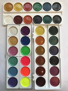 Акварель медовая 36 цветов