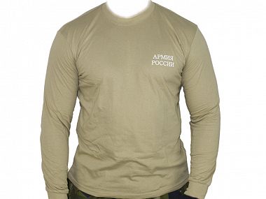 Футболка повседневная длинный рукав