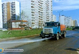 Мойка дороги ул. Победы