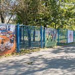 Вот такая фотогалерея появилась на аллее между ДЮСШ и стадионом "Заря"