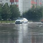 Улица Гагарина и 9 КПП ушли под воду