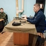  Занятия с воспитанниками МПК «Азимут» ветеранам из городского отделения МОО ВООВ «БОЕВОЕ БРАТСТВО». 