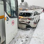 Сегодня в 11:00 произошло ДТП с 442 автобусом