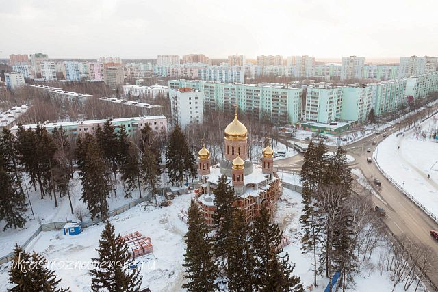 Церковь, вид сверху