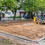 Благоустройство во дворе по адресу ул. Краснознамённая 21