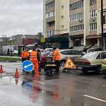 Обновление лежачих полицейских по ул. Краснознаменная