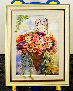 Вышивка лентами