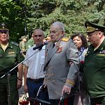 Торжественный митинг в Краснознаменске: 63-я годовщина полета Германа Титова в космос