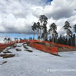 Горка на лыжной трассе всё((, но круги еще можно понаматывать