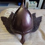 Рыцарский шлем с наплечной кольчугой — Краснознаменск