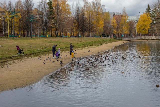 Вот и осень наступилаУ озера