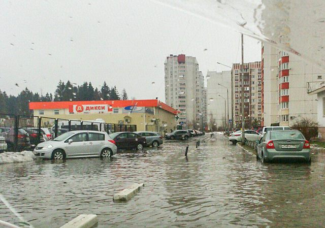 Потоп, ливнёвка, ул. Гагарина