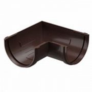 Угол желоба универсальный 90 Docke Premium пластиковый d120мм (шоколад/каштан/гранат/пломбир)