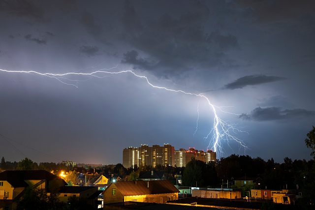 Гроза в Краснознаменске